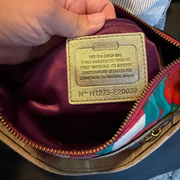 Coach Poppy Colorful Purse - Picture 6 of 12